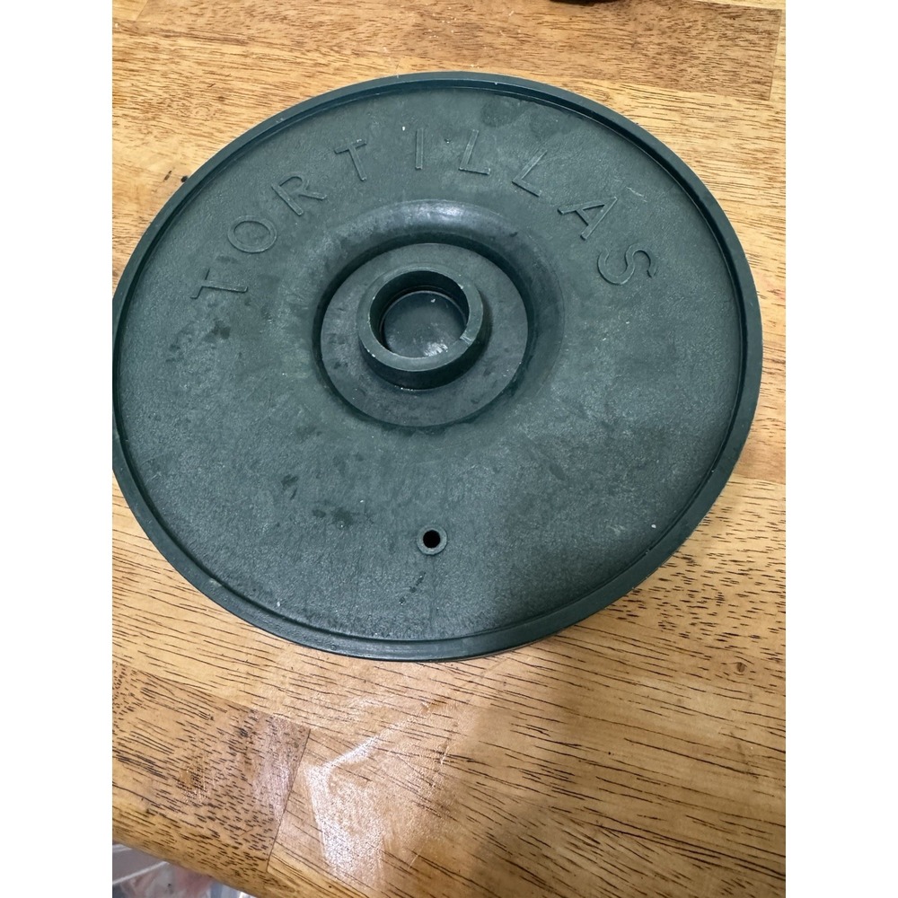 Vintage USA Made Tortilla Warmer Container Holder 8.5" Diameter